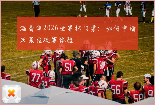 温哥华2026世界杯门票：如何申请及最佳观赛体验